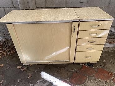 продам стенку: Тумба для кухни, Без мойки, Напольная, ДСП, цвет - Бежевый — 2
