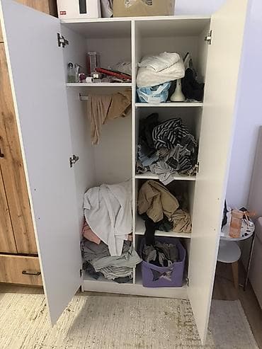 шкаф с тумбой: Шифоньер, шкаф для одежды, Прямой — 2