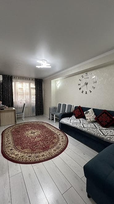 2 комнаты, 60 м², Ак-Орго ж/м Элитка, 7 этаж, Свежий ремонт — 3