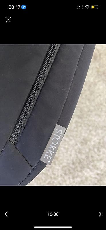 буу сумки: Коляска, цвет - Серебристый, Б/у — 4