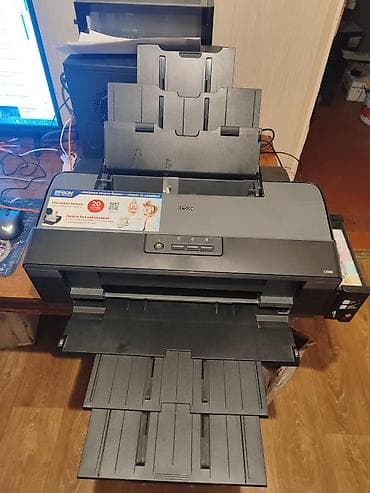 Техника и электроника: Epson L1300 — струйный принтер формата A3 с оригинальной системой — 1
