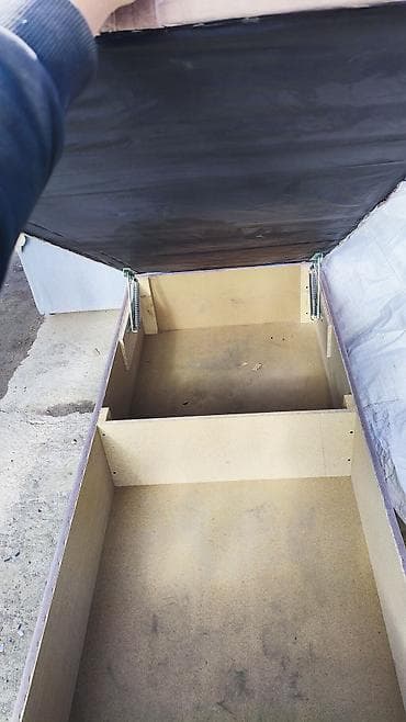 камод пласмаст: Односпальная кровать, С ящиком для хранения, длина - 195 см — 2