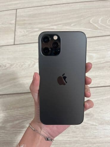 IPhone 12 Pro, Б/у, 128 ГБ, Черный, Защитное стекло