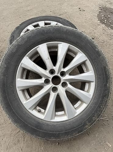 Колеса в сборе 225 / 65 / R 17, Лето, Б/у, Комплект, Легковые, Литые, отверстий - 5