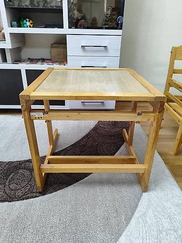 стулья для кухни бу: Стульчик для кормления, Б/у, Другой бренд, Дерево, Трансформер, цвет - Коричневый, Самовывоз — 7