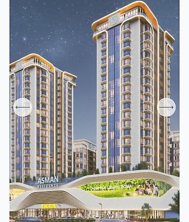 Квартиры: 2 комнаты, 69 м², Элитка, Элитка, 5 этаж, ПСО (под самоотделку) — 3
