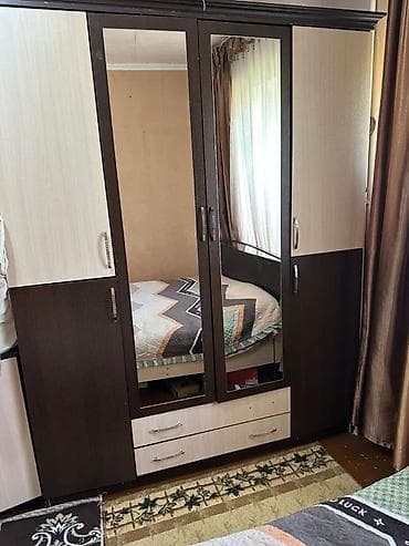 спальная гарнитуры: Спальный гарнитур, Б/у, Двуспальная кровать — 2