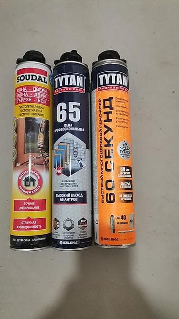 Материалы для кровли крыш: Монтажные пены и клей‑пена в баллонах: - Soudal (пистолетная пена для — 1