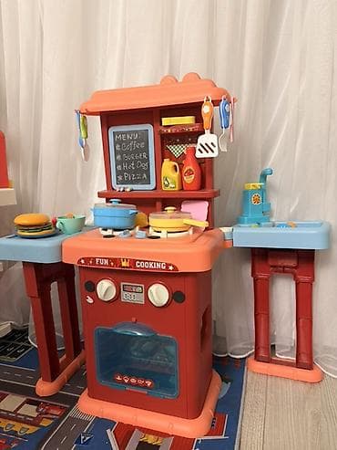 воздушный пластилин: Детская игровая кухня с аксессуарами - Большой модульный комплект — 1