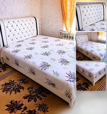 детская кровать теремок: Двуспальная кровать с мягким изголовьем - Размер спального места — 1