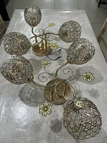 Люстры: Потолочные люстры с декоративными плафонами (несколько вариантов — 2