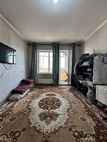 flat osh: 2 комнаты, 44 м², 6 мкр 104 серия, 3 этаж — 2