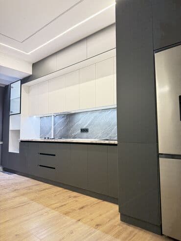 шкаф буушный: Кухни на заказ в современном минималистичном стиле - Планировки — 11