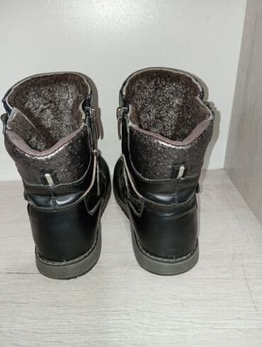 обувь для охоты: Зимние сапожки из натуральной кожы и с натуральным мехом, овчина для — 4