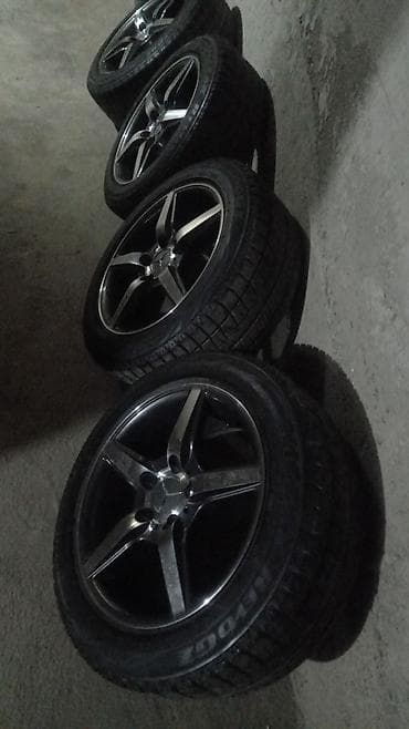 тормозной блок: Литые Диски R 16 AMG, Комплект, отверстий - 5, Новый — 5