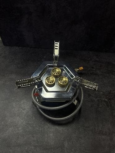 чайник походный: Газовая туристическая горелка с выносным шлангом и складными опорами + — 2