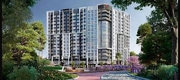 sky: 3 комнаты, 93 м², Асанбай мкр Элитка, 10 этаж, ПСО (под самоотделку) — 3