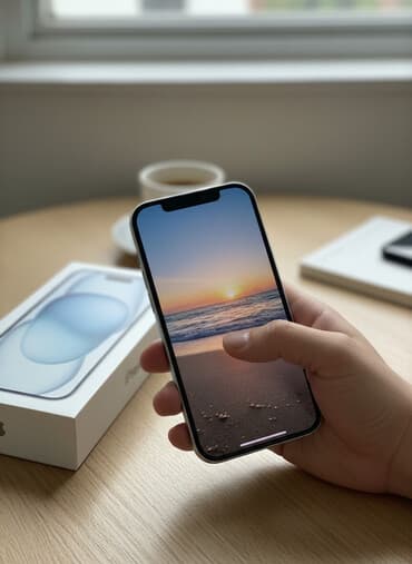 принтер 3: IPhone 15, Голубой, Коробка — 1