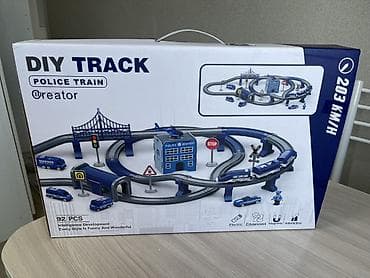 форма аяз ата: Игровой набор «DIY TRACK – Police Train» (AUtree), 92 PCS В ОТЛИЧНОМ — 2