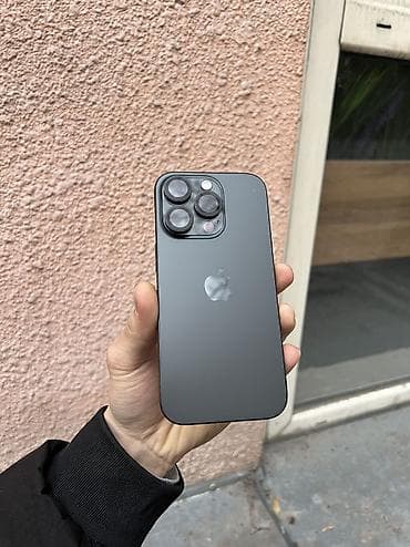 бу пылесос: IPhone 16 Pro, Б/у, 128 ГБ, Black Titanium, Защитное стекло, Кабель, 85 % — 3