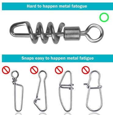 очки для зрения с солнцезащитными насадками: Быстросменный поворотный соединитель (вертлюг) рыболовный винтовой — 3