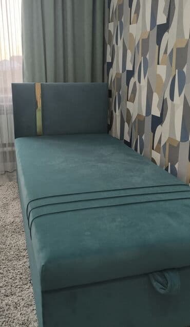 Кровати: Односпальная кровать, Новый, С мягкой обивкой, длина - 2000 см — 4