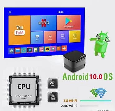 3d очки: 📽 Проектор Smart Projector F18 (Android, Wi-Fi, автофокус, 1080P) — 4