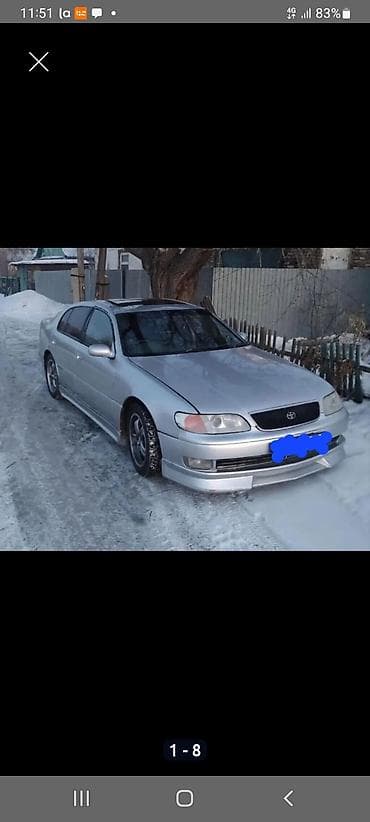 Тайота аристо Легковой автомобиль седан (серебристый цвет), после ДТП