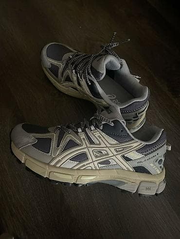 мужская сапоги: Мужские кроссовки, 40, 41, 42, Asics, Новый, цвет - Серый, Самовывоз, Бесплатная доставка — 2
