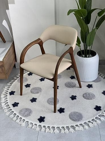 барные столы и стулья: Стул для кухни, Новый, Дерево, В рассрочку, цвет - Бежевый — 5