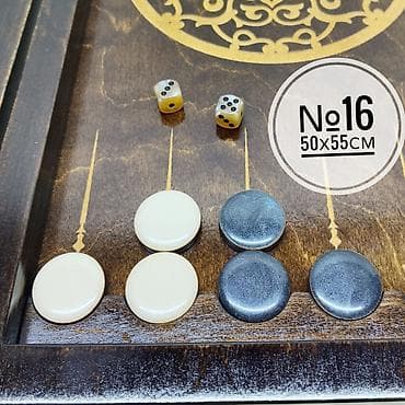 бассейн маленький: Нарды новые. Лазерная гравировка №15- 50х55см. Покрытие - нитролак — 10