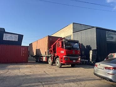 изготовление контейнеров: Услуги манипулятора/кран-борта и перевозка контейнеров - Подача — 1