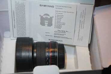 коника минолта: Продам объектив SAMYANG 3.5/8mm. Состояние нового, коробка, документы — 5