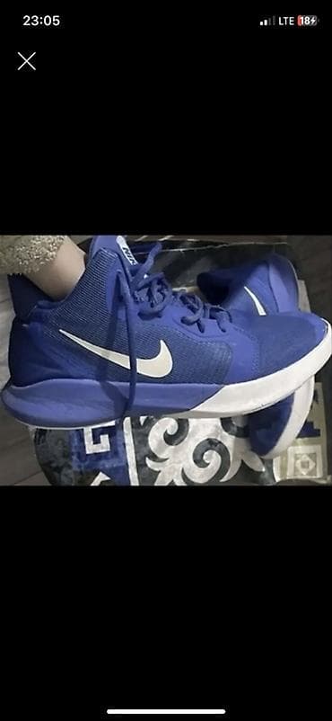волейболный кросовки: Мужские кроссовки, 42.5, 43, Nike, Б/у, цвет - Синий, Самовывоз — 1