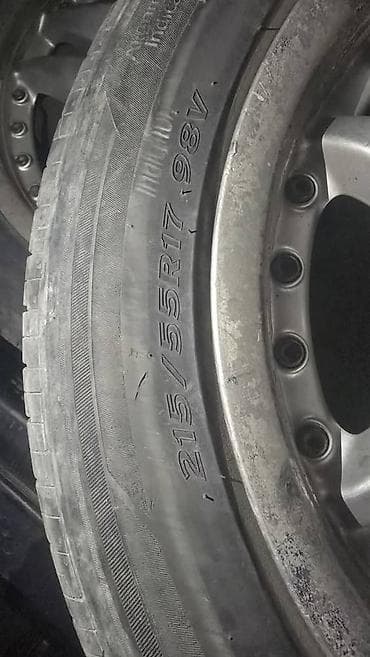 Колеса в сборе 215 / 55 / R 17, Всесезонная, Комплект, Литые