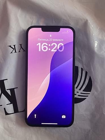 redmo note 9: IPhone 14, Б/у, 128 ГБ, Черный, Защитное стекло, 78 % — 2