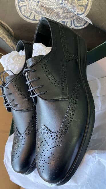 обувь в школу: Новые Oxford, натуральная кожа, абсолютно новая и плоская подошва — 5