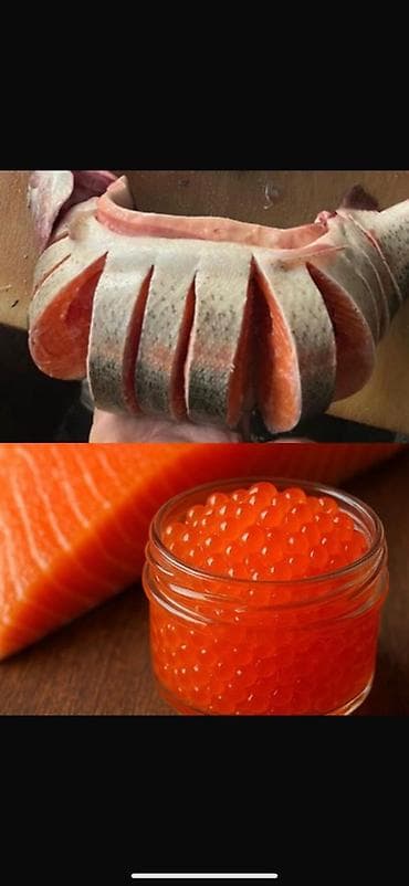 скатины: Красная рыба и икра - Рыба: свежая разделанная красная рыба — 1