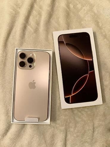 IPhone 16 Pro Max, 256 ГБ, Desert Titanium, Коробка, 92 % at lalafo.kg IPhone 16 Pro Max, 256 ГБ, Desert Titanium, Коробка, 92 %