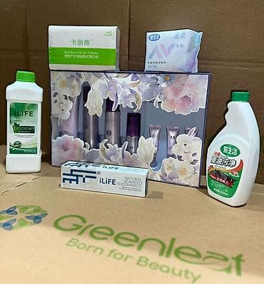 Хозтовары: Набор товаров Greenleaf для дома и ухода за собой. Состав по фото: - — 2