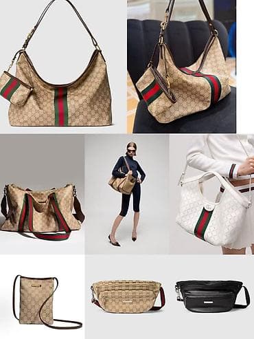 pull bear: Классическая сумка, Gucci, Китай, Материал: Натуральная кожа, Застежка на молнии, Женские, Новый — 1