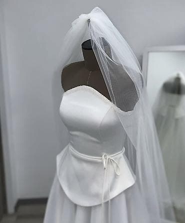 белые форсы: Свадебное платье в минималистичном стиле - Цвет: чистый белый - — 2