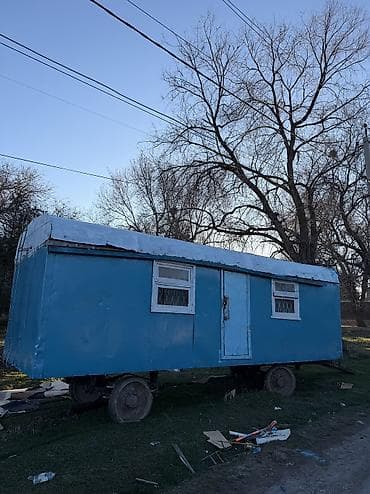 продам в связи с переездом: Передвижной строительный вагон-бытовка на колесном ходу. Описание: - — 5