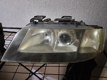 1999: Комплект передних фар Audi 1999 г., Б/у, Оригинал, Германия — 2