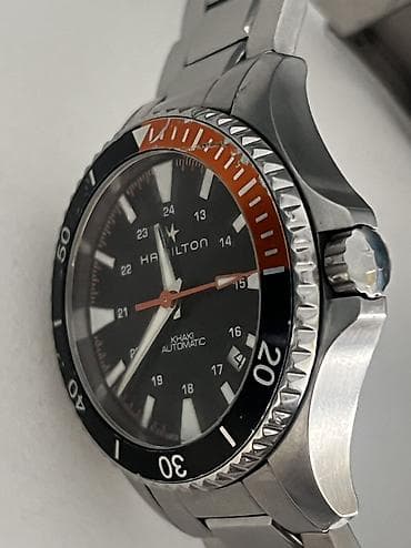 нари: Швейцарские Hamilton Khaki Navy Scuba Auto H82305131 Состояние бу. На — 3