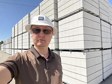 Газобетонные блоки (автоклавный газобетон) - Формат: крупные