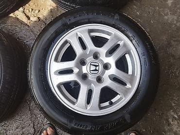 r15 фит: Комплект из 4 легкосплавных дисков Honda с шинами. шины почти новые в — 2