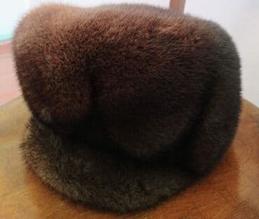 Шапка норковая б/у