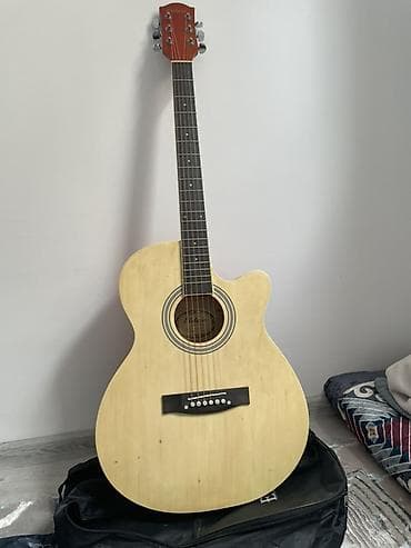 динамики на авто: Акустическая гитара Elitaro с вырезом (cutaway) - Корпус формата — 1