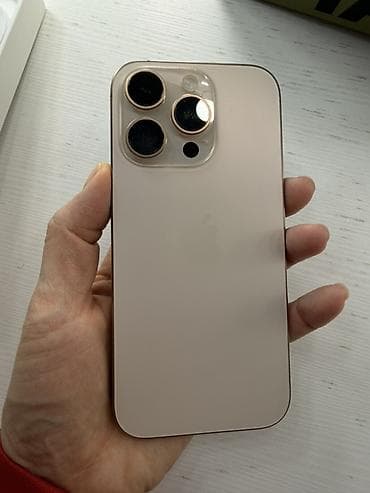 Уюлдук телефондор жана аксессуарлар: IPhone 16 Pro, Колдонулган, 128 ГБ, Desert Titanium, 93 % — 1